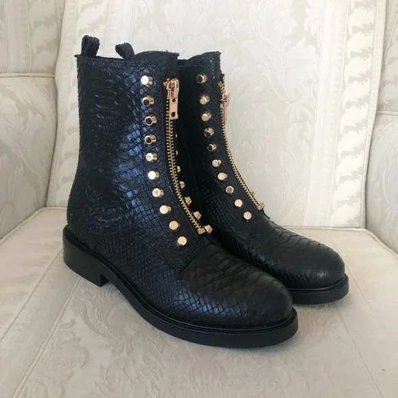 Jeffrey Campbell tonette studded boots size
